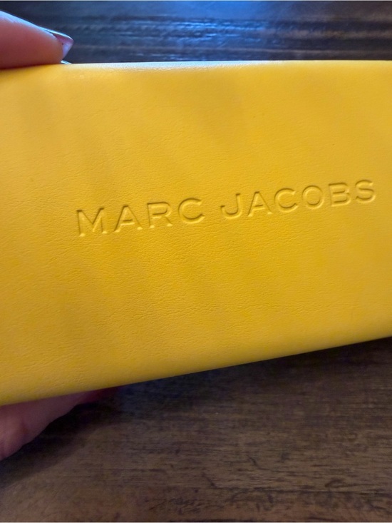 Marc Jacobs Gold Metal Hexagonal Sunglasses with Smoke Lenses main image 10